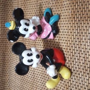Vintage Mickey and Minnie figurines